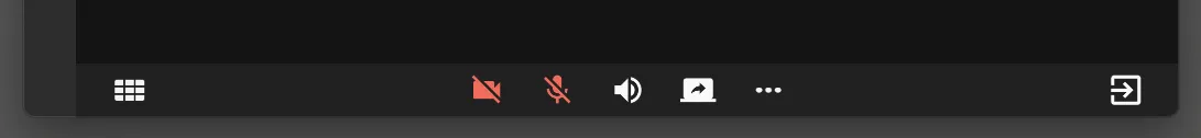 In-meeting controls in CoreNexa
